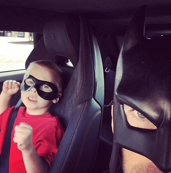 Ben Wilson With His Dad BatDad